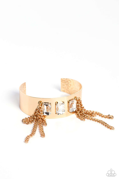 CHAIN Showers - Gold Paparazzi Accessories