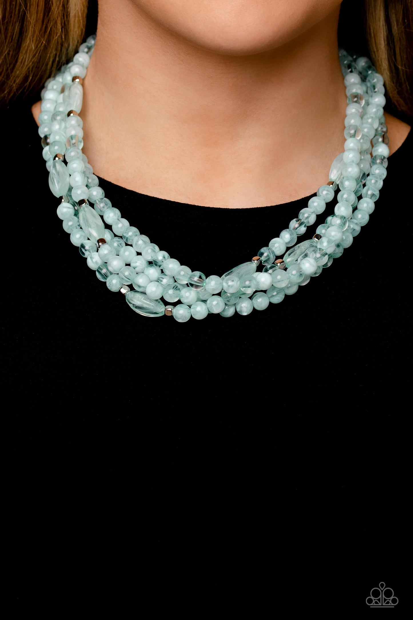 Layered Lass - Blue Paparazzi Accessories