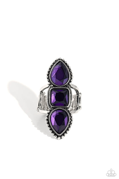 Dazzling Direction - Purple Paparazzi Accessories