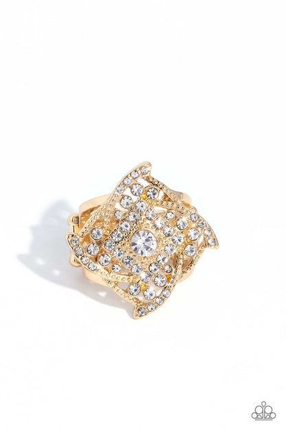 Tilted Talent - Gold Paparazzi Accessories