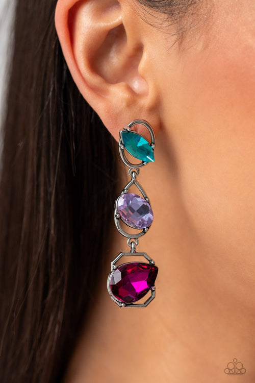 Dimensional Dance - Multi Paparazzi Accessories