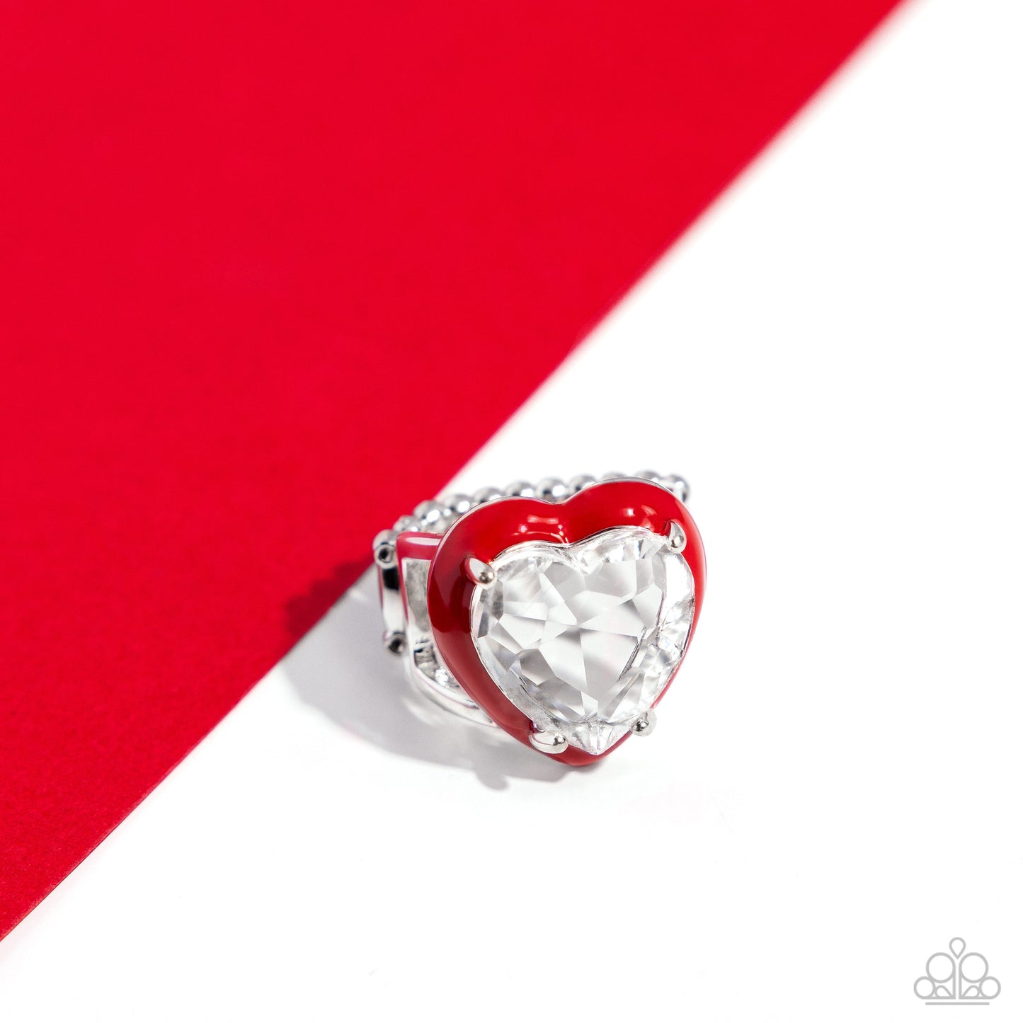 Hallmark Heart - Red Paparazzi Accessories