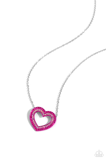 Hyper Heartland - Pink Paparazzi Accessories