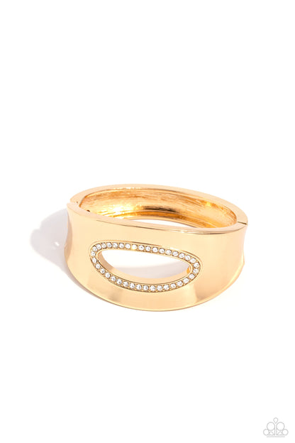 Raised in Radiance - Gold Paparazzi Accessories