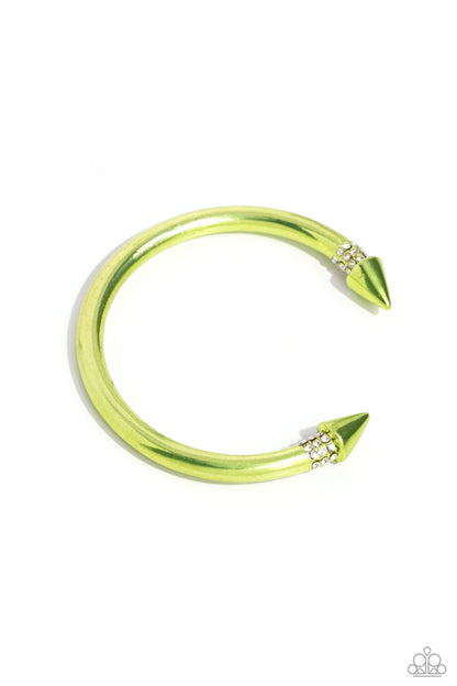 Punky Plot Twist - Green Paparazzi Accessories
