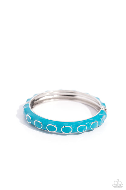 Delightful Diversion - Blue Paparazzi Accessories