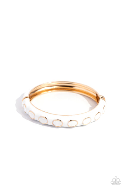 Delightful Diversion - White Paparazzi Accessories