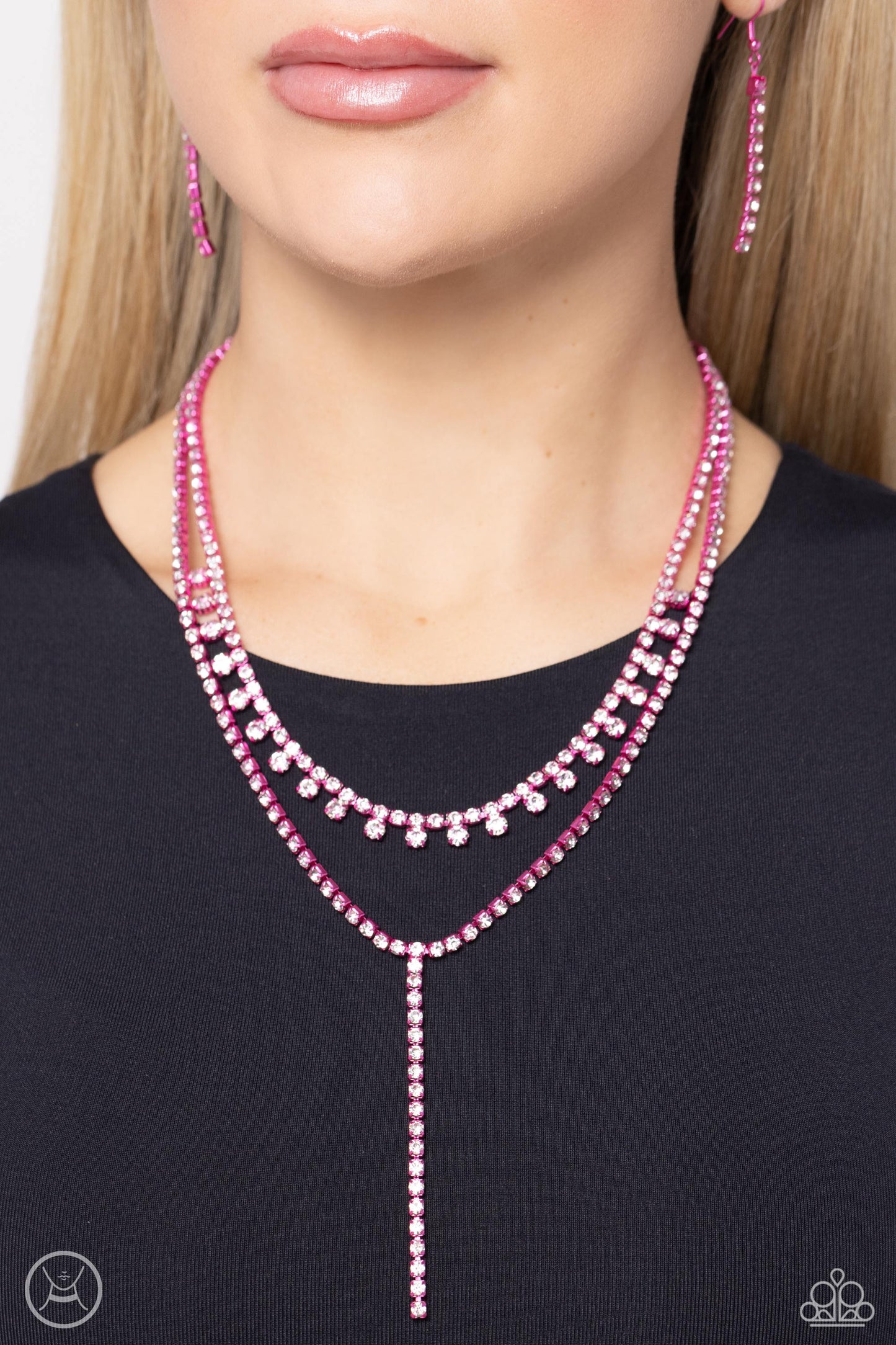 Champagne Night - Pink Paparazzi Accessories