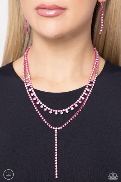 Champagne Night - Pink Paparazzi Accessories