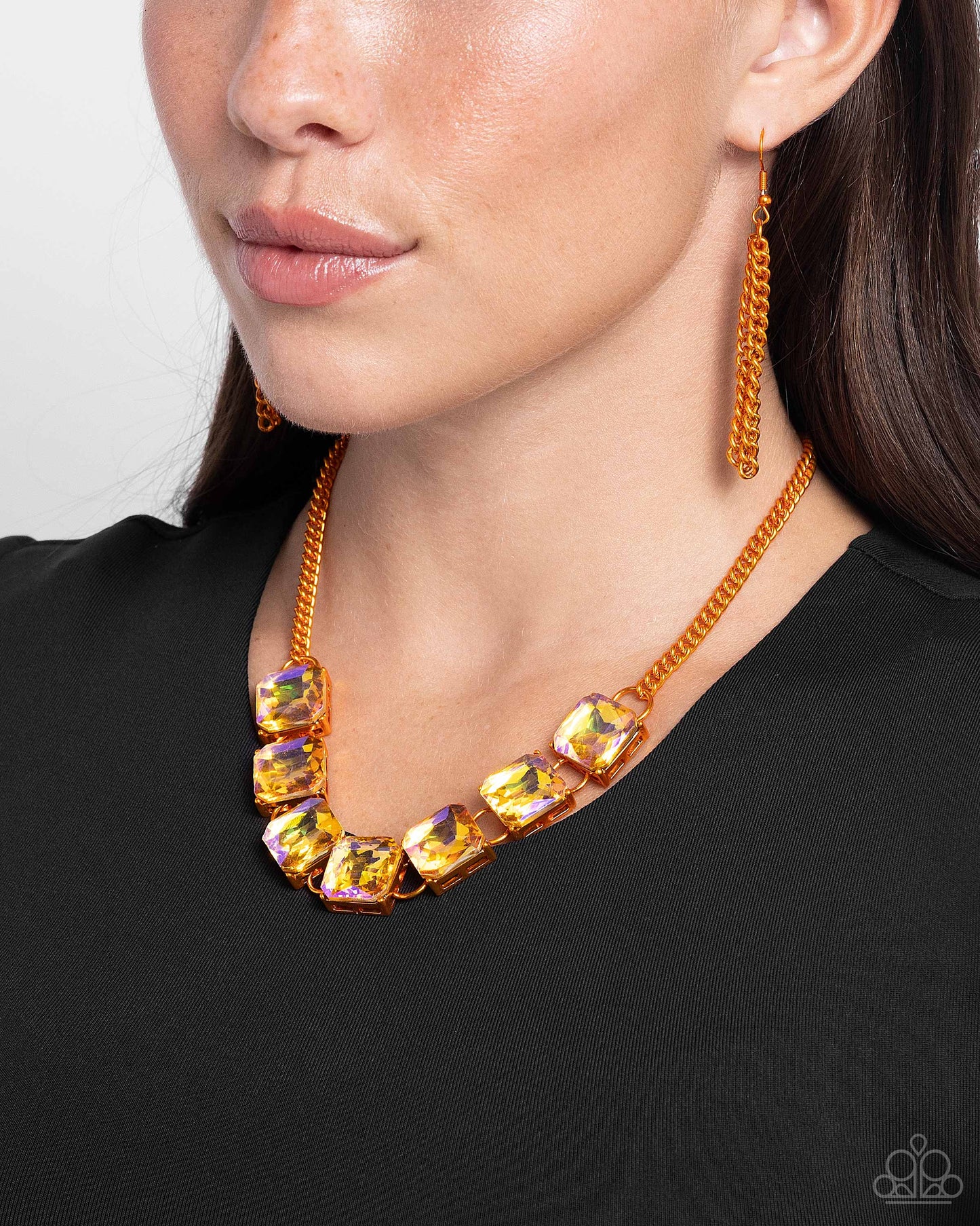 I SQUARE to Secrecy - Orange Paparazzi Accessories
