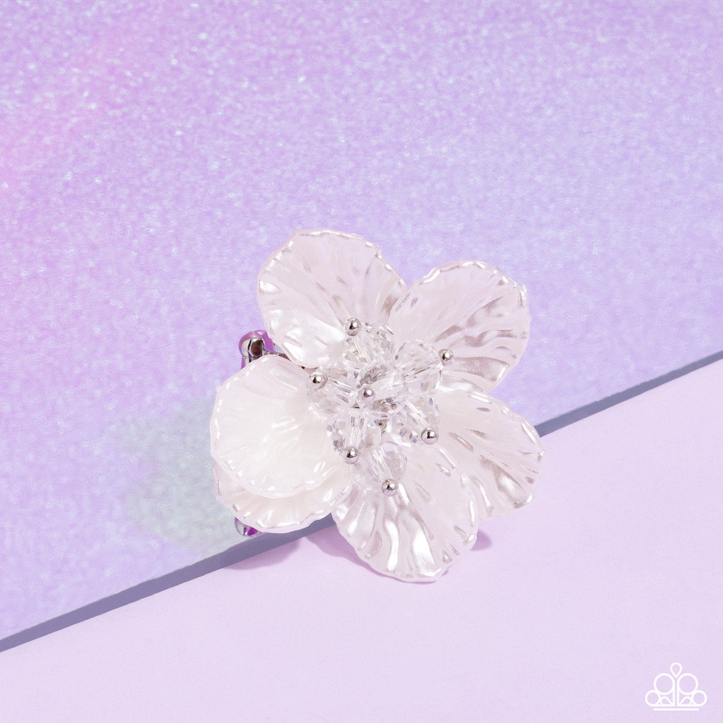 Petal Pact - White  Paparazzi Accessories
