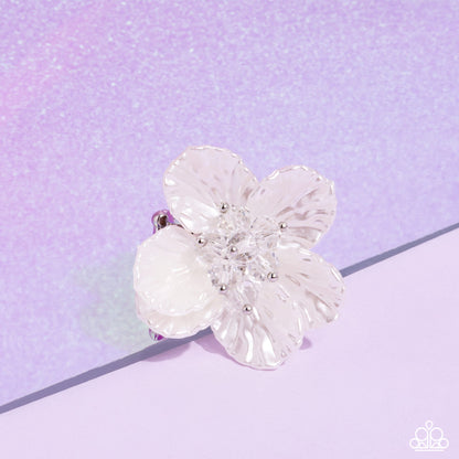 Petal Pact - White  Paparazzi Accessories