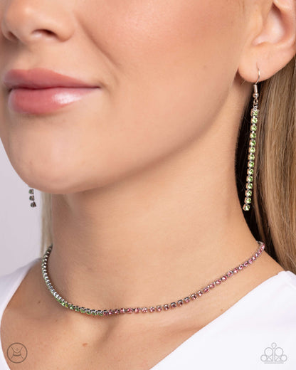 Dedicated Duo - Green Paparazzi Accessories