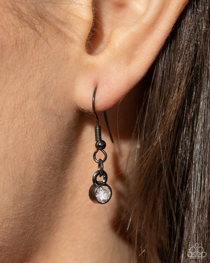 Safety Pin Style - Black Paparazzi Accessories