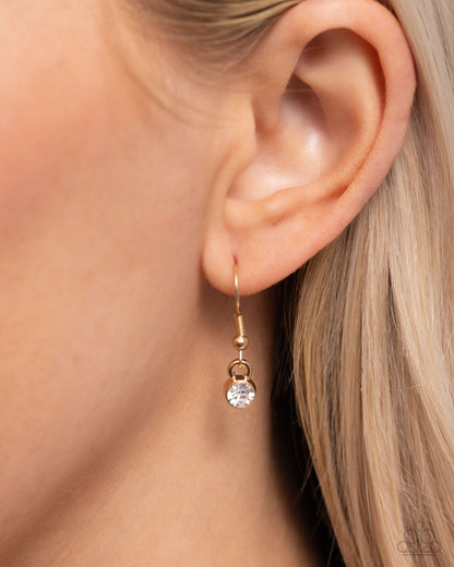 Understated Shimmer - Gold Paparazzi Accessories