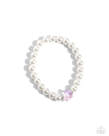 Cubed Charm - Purple Paparazzi Accessories
