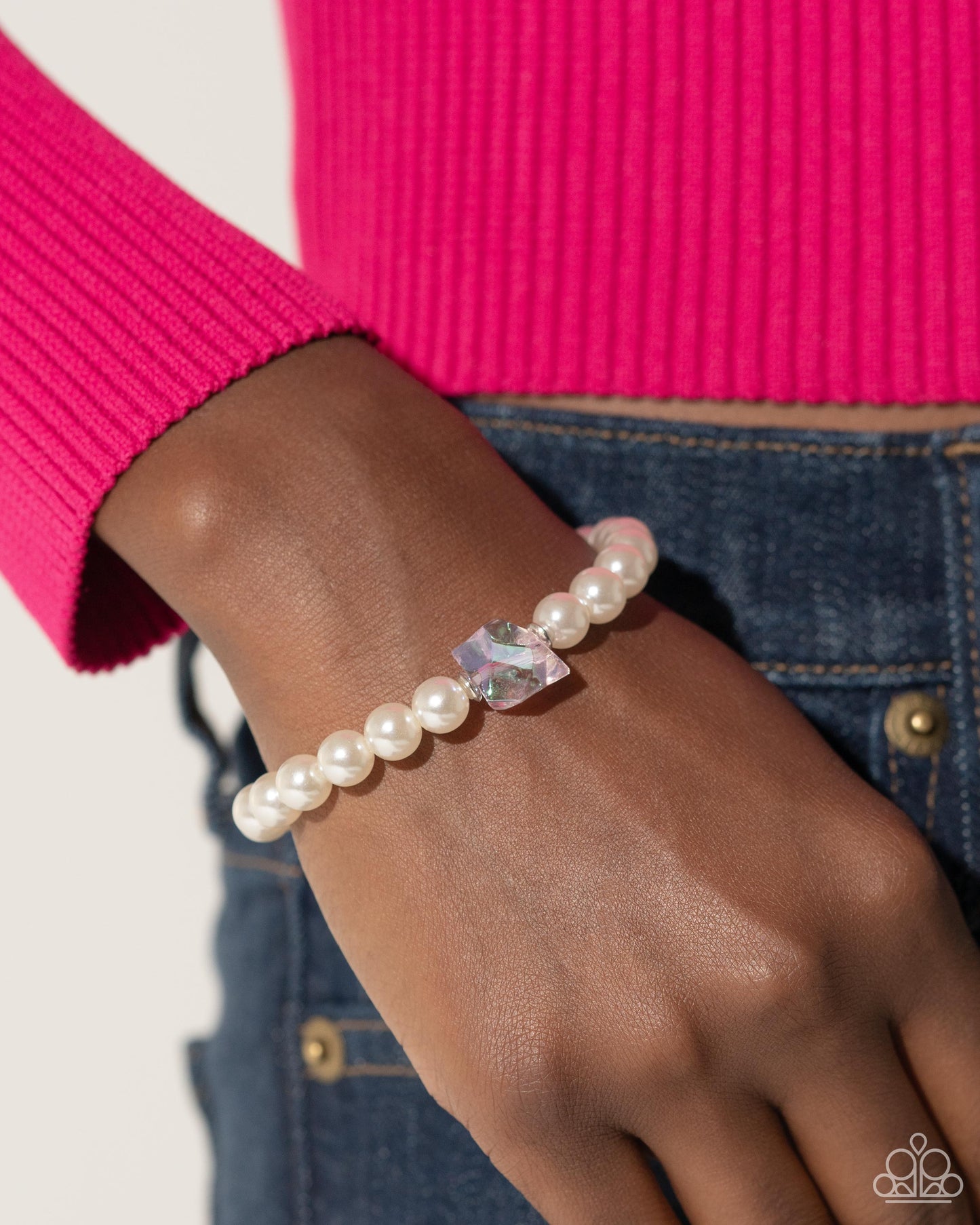 Cubed Charm - Purple Paparazzi Accessories