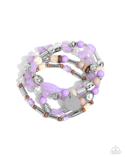 Cloudy Chic - Purple Paparazzi Accessories