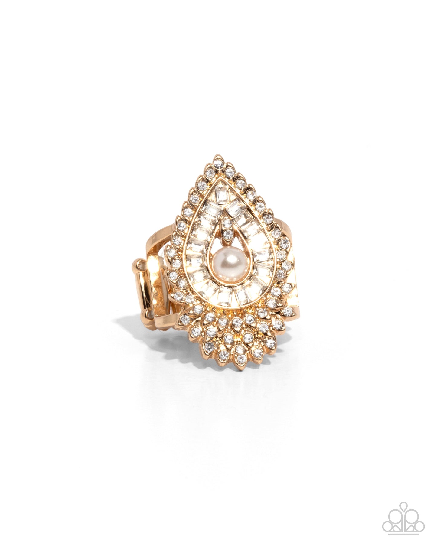 Consistent Charm - Gold Paparazzi Accessories