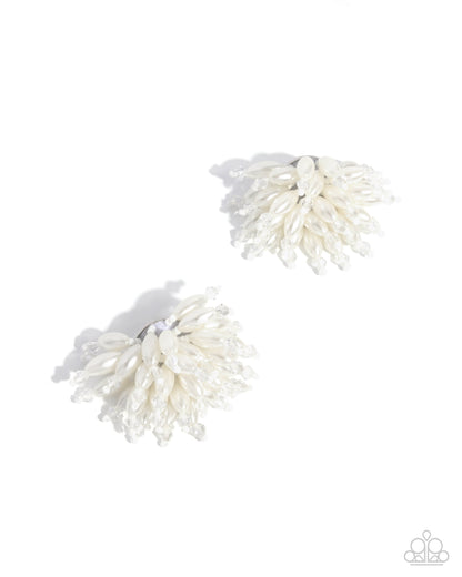 Sunset Shower - White Paparazzi Accessories