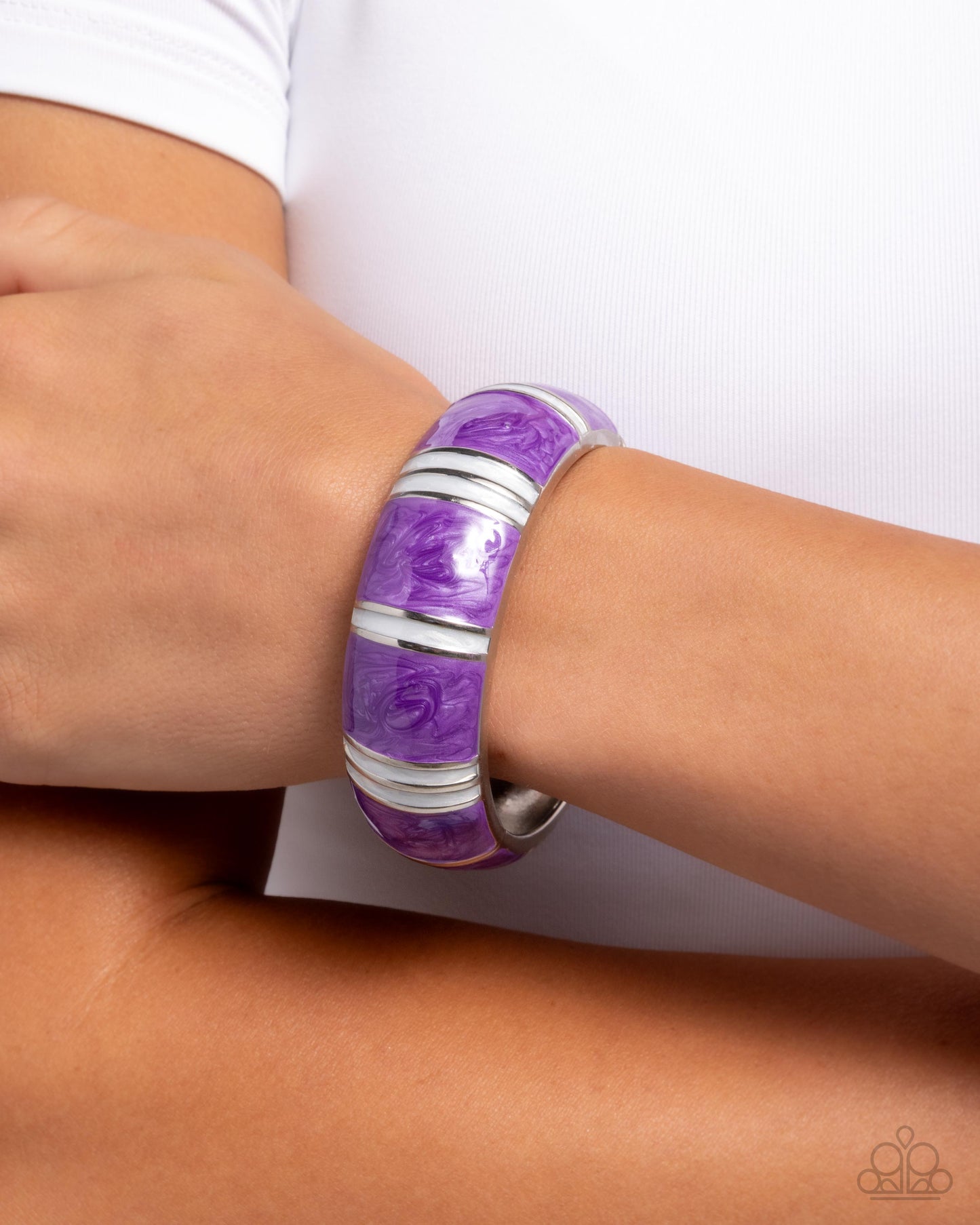 Pearly Persistence - Purple Paparazzi Accessories