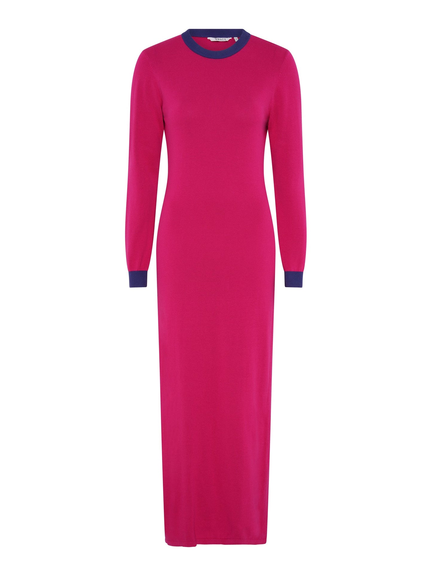 Janelle Colour Block Dress in Magenta