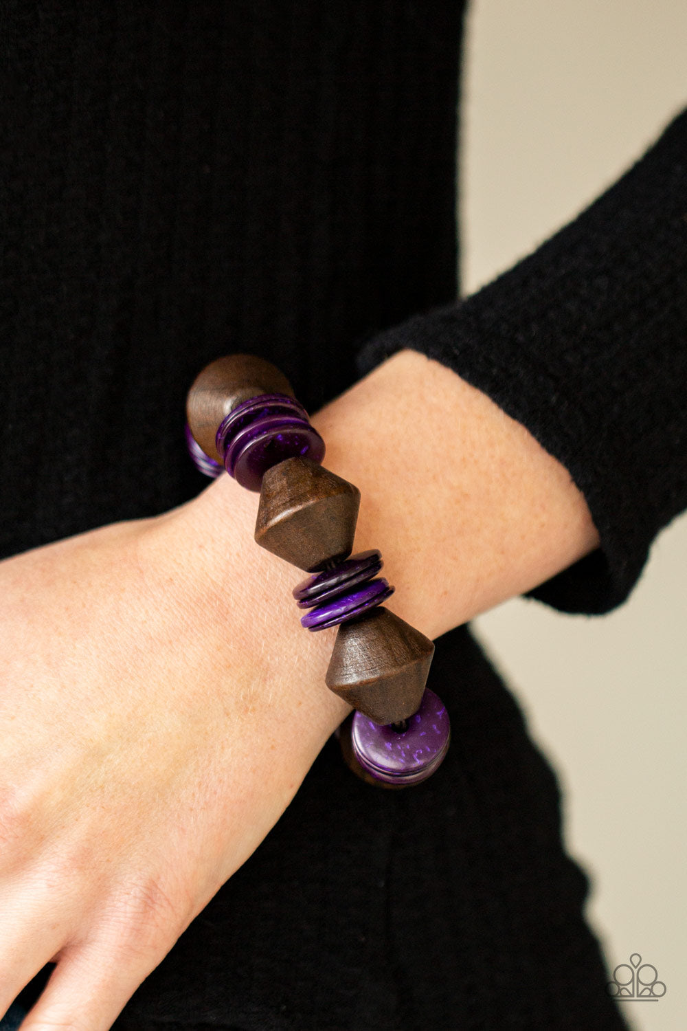 Bermuda Boardwalk - Purple Paparazzi Accessories