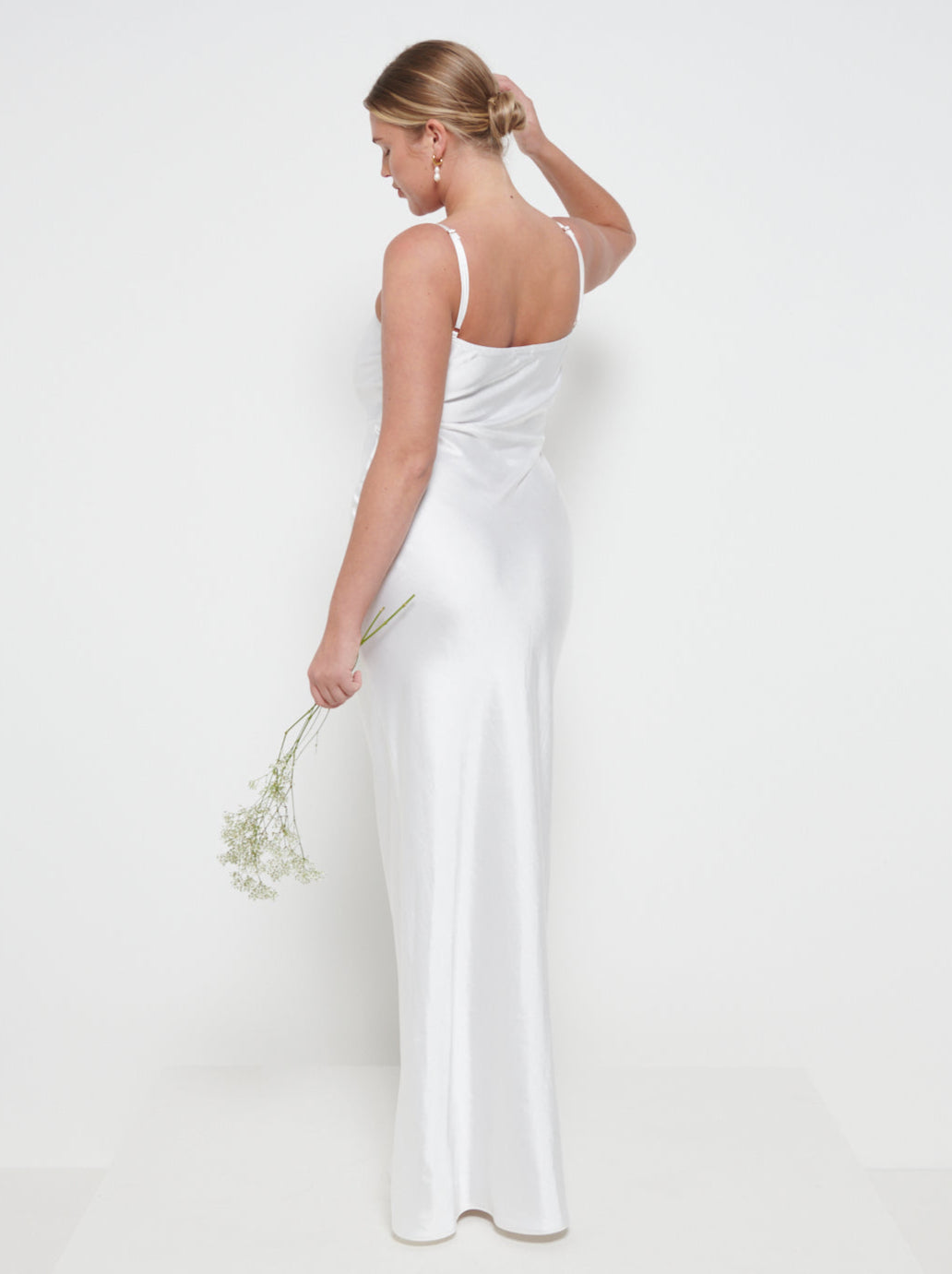 Keisha Maxi Bridesmaid Dress - Matte Ivory