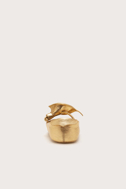 BABY MIMI BALLET FLAT - BRASS