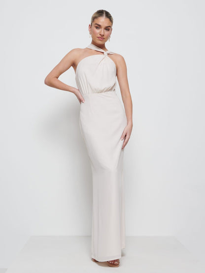 Milly Chiffon Bridesmaid Dress - Champagne