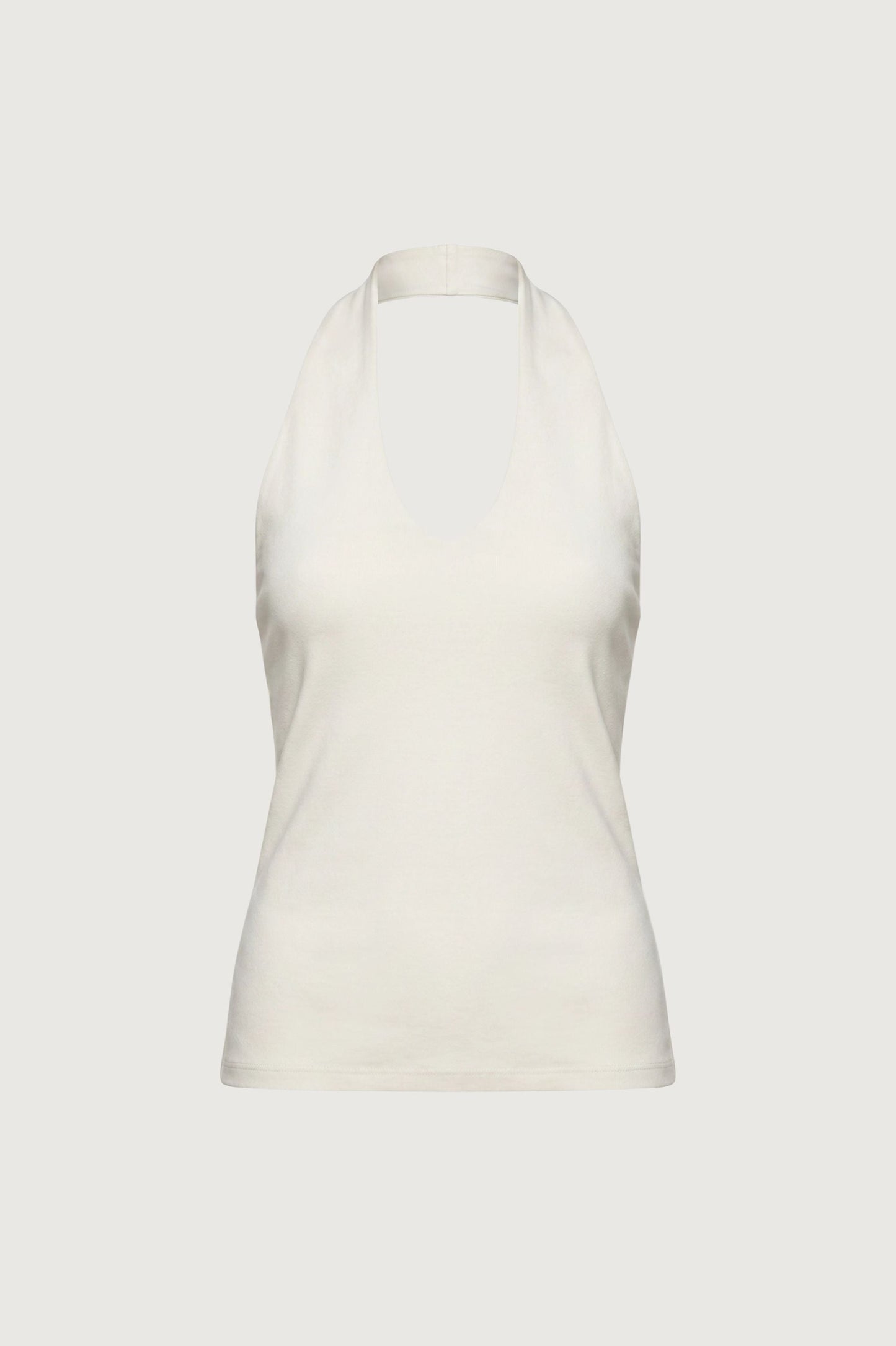CLASSIC V-NECK HALTER TANK TOP