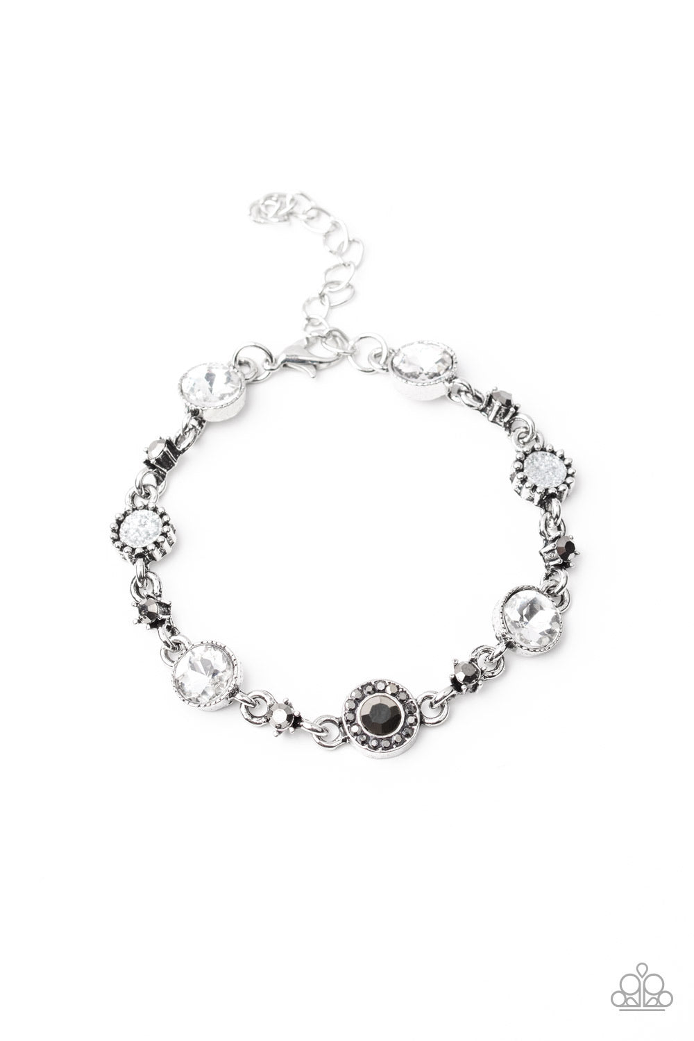 Stargazing Sparkle - White Paparazzi Accessories