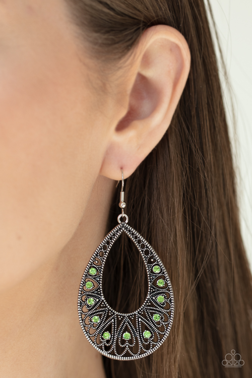 Love To Be Loved - Green Paparazzi Accessories