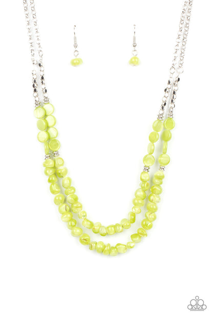 Staycation Status - Green Paparazzi Accessories