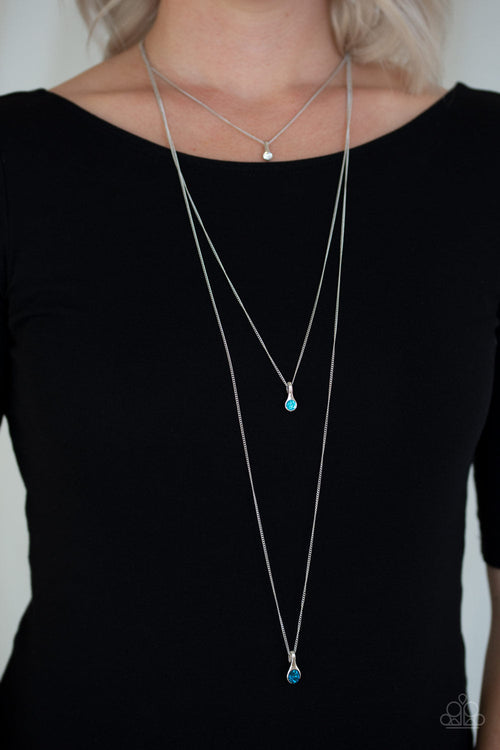 Crystal Chic - Blue Paparazzi Accessories