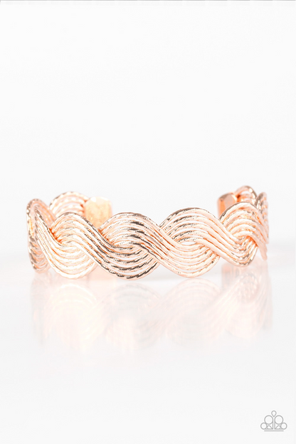 Braided Brilliance - Gold Paparazzi Accessories