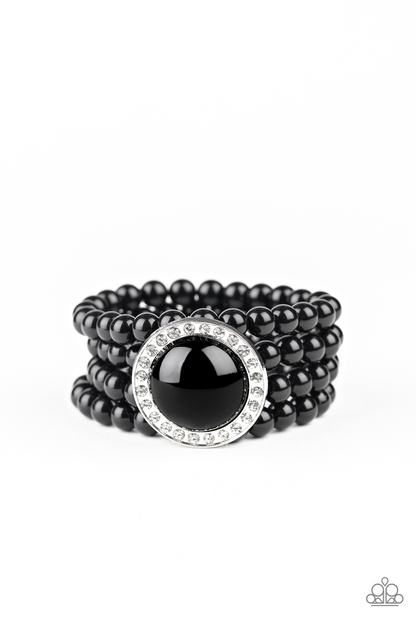 Top Tier Twinkle - Black Paparazzi Accessories