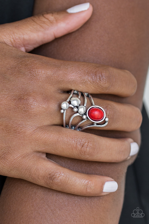 Wanderlust Wanderer - Red Paparazzi Accessories