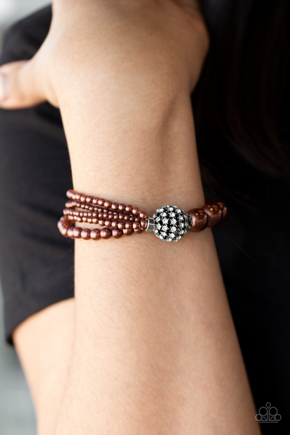 Vintage Collision - Brown Paparazzi Accessories