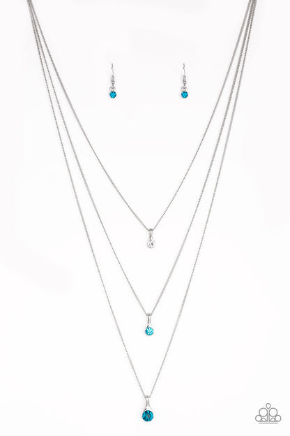 Crystal Chic - Blue Paparazzi Accessories