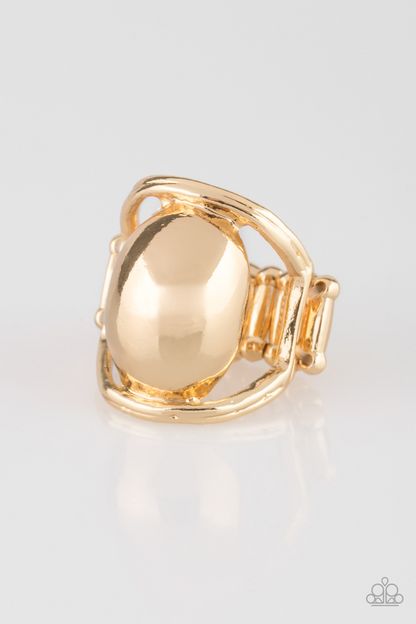 All Shins All The Time - Gold Paparazzi Accessories